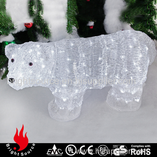 acrylic lighting garden bear