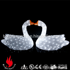 acrylic lighting love swan