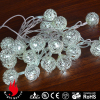 20L iron wire ball cold white LED string decorative lights