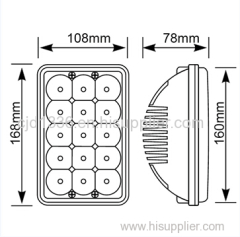 LED Driving Light CM-5045-5''