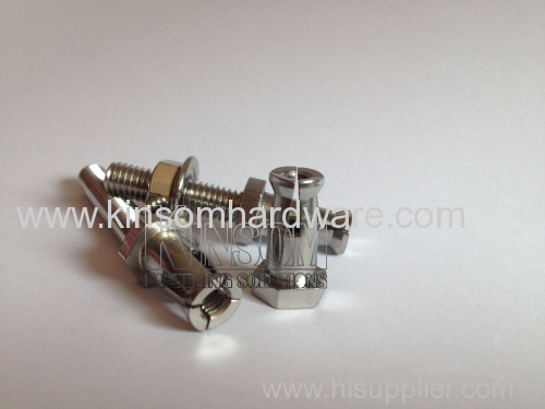 Special undercut Anchor with threading rods and hex flange nuts