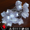 10L PVC polyhedron box cold white LED string decorative lights