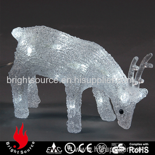 battery operated acrylic lights deer