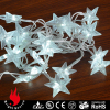 20L plastic star cold white LED string decorative lights