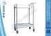 Pushing Handle Plastic Hospital Medical Trolleys / Medical Utility Trolley