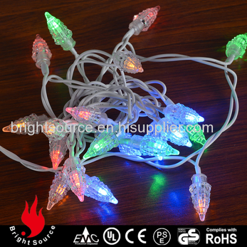 plastic tower multi color LED string decorative lights