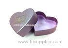 Exquisite Cardboard Display Boxes , Custom Heart Shaped Chocolate Boxes