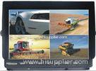 Heavy Duty Trailer 10.1" Car TFT LCD Monitor With Quad Splitter Built-In & U Shape Brackets