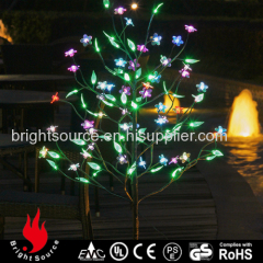 Christmas Tree With Colored Lights