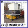 One Shaft 37KW Shredding Wood plate Crusher Machine / Timber Shredder With Screen