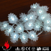 20L plastic pinecone cold white LED string decorative lights