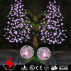 Pink Flowers Pre Lit Led Christmas Tree