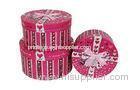 Round Hat Recycled Cardboard Gift Boxes , CMYK / Pantone box