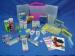 Recyclable Embossing folding clear plastic pvc box for Christmas gift