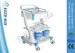 Three Level Medical Treatment Trolley With One Drawers And Infusion Pole