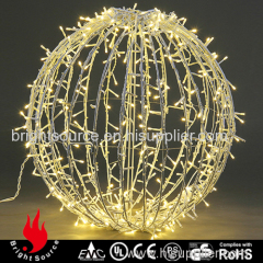 Outdoor christmas ball lights