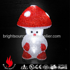 led sculpture baby mushroom