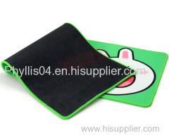 silk textile mouse pad seller/ speed control non slip Rubber mouse pads