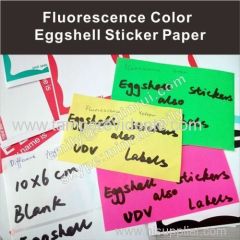 Custom fluorescence pink color fragile eggshell vinyl graffiti stickers