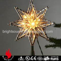 lighted tree topper for Christmas tree decoration