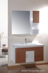 100CM PVC bathroom cabinet wall hung cabinet vanity for sale