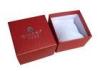 Red Luxury Gift Boxes Packaging / Wrist Watch Display Boxes With Lids