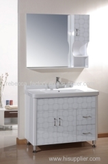 100CM PVC bathroom cabinet wall hung cabinet vanity for sale