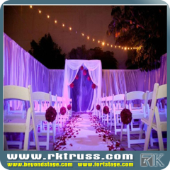 New style RK wedding pipe and drape