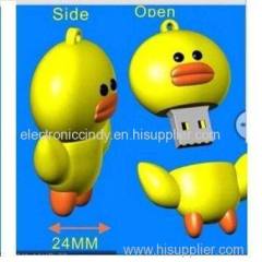 Cute duck design USB flash drive