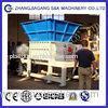 Low Speed Double shaft Plastic shredding equipment For Rubber