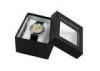 Smart Matt Lamination Black Cardboard Watch Gift Box With Pillow