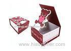 Custom red decorative fancy paper / Ivory board gift packaging box of AI / PDF / CDR