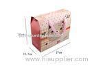 Glossy / UV Lovely folding Recycled Cardboard Gift Boxes with string , 800gsm