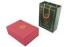Professional Gold Stamping Luxurious Cardboard Wine Gift Boxes With Rope Handle