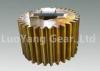 Steel High density CNC Machined Gears , Cylindrical Gear For Gear Reduction Box