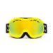 Double Lens No Fog Kids Snowboarding Goggles for Girls , Yellow / Blue / Green