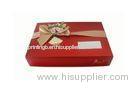 Eco - Friendly Red Matt LaminatedCardboardBoxes For Festival