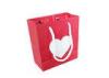 Matte Lamination Personalized Paper Carrier Bags With Heart Shaped Printing
