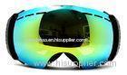 Womens Mirrored Double Lens OTG Snowboarding Goggles for Skiing