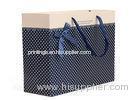 Blue Paper Bag Polka Dot Design For Wedding Gift Packing