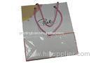Logo printing Paper Gift Bags With Handles , matte lamination