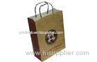 Coffee bean Colored Paper Bags With Handles , shopping bag