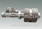 CNC Precision Turning Parts Coniflex Gear Shaft With Aluminum , Steel For Feeding Machinery