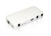 White Portable Auto Battery Jump Starter Pack Booster With Led Light