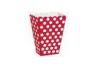 fashion polka Dot Popcorn Paper Packaging Boxes for shop gift package