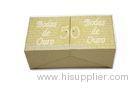 High Density Small Cardboard Storage Boxes / Rectangle Gift Box For Tea