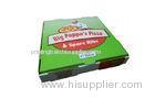 Eco - Friendly Craft Paper Packaging Box / F Flute Corrugated Paper Box For Pizza