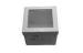 Grey Square Paper Cake Packaging Boxes With PVC Window Look Through