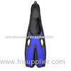 Black Blue Snorkeling Fins / Skin Diving Fins / Free Dive Fins Customized