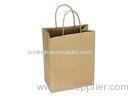 Customized Handmade Kraft Shopping Paper Bags With twisted handle